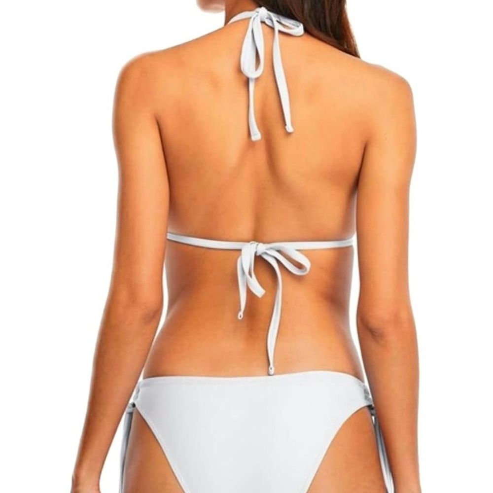 Triangle White Bikini Set - Picture 5 of 5